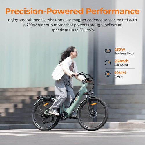 Foride Roamer 1 Elektrinis Dviratis 36V 13Ah Foride Roamer 1 Elektrinis Dviratis 36V 13Ah